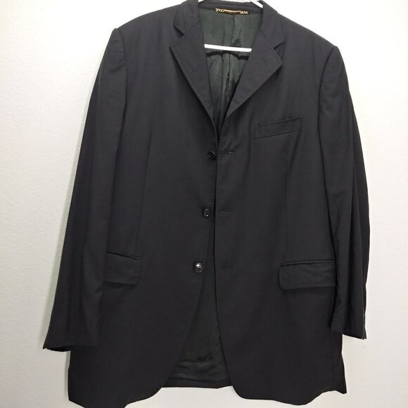 Dolce & Gabbana Men’s 3-Button Black Blazer Corpcore - Picture 3 of 14
